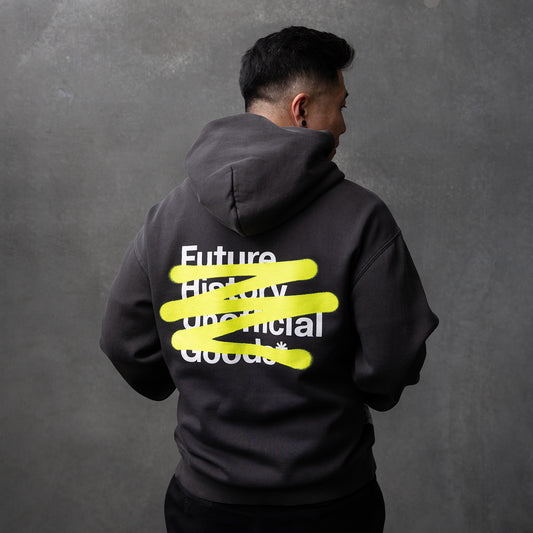 Edition 01 - Faded Black Relaxed Hoodie