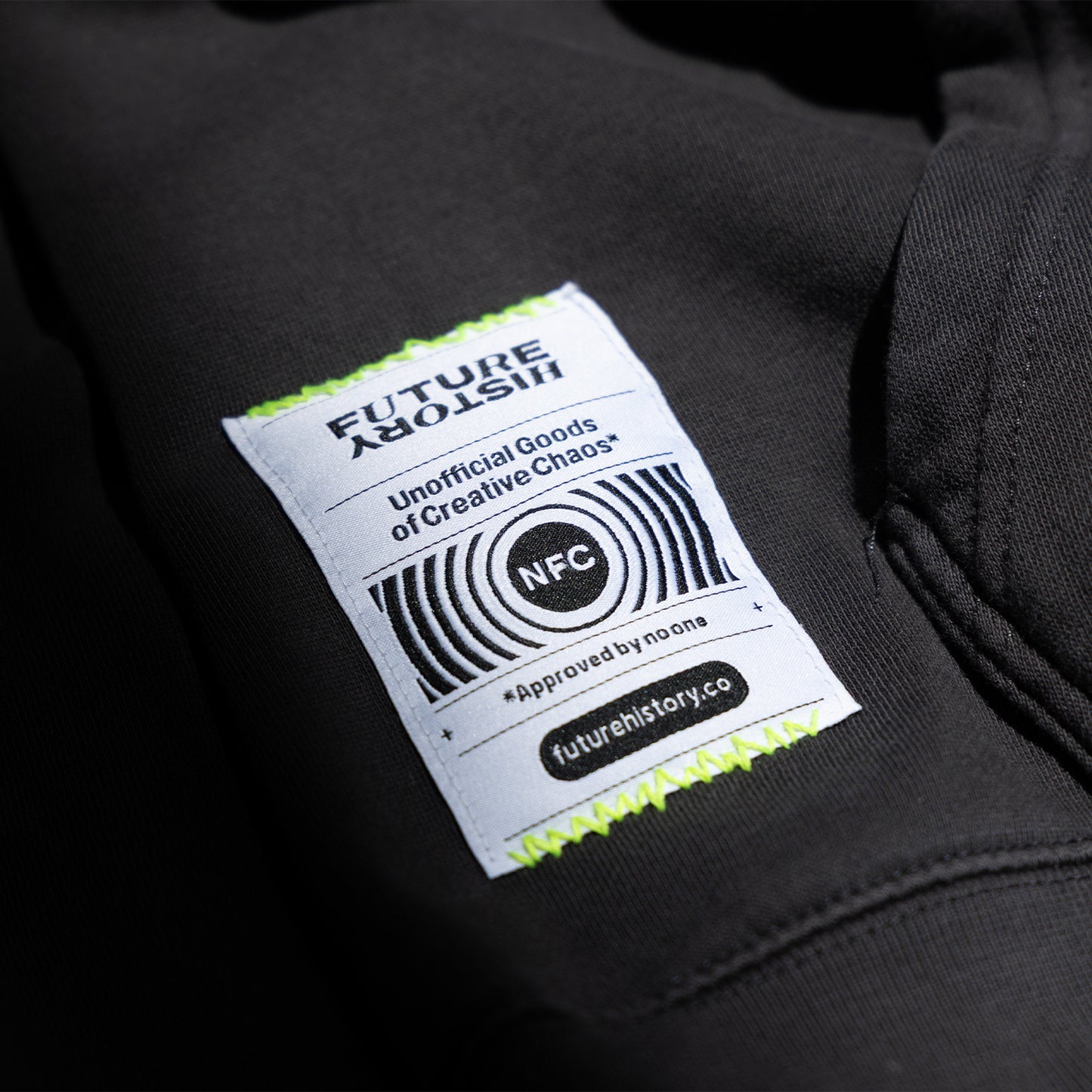 Edition 01 - Faded Black Relaxed Hoodie